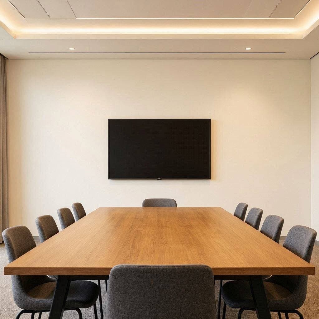 采购部门在写字楼办公落实视频会议空间配置时为何容易因大型培训集中开课返工